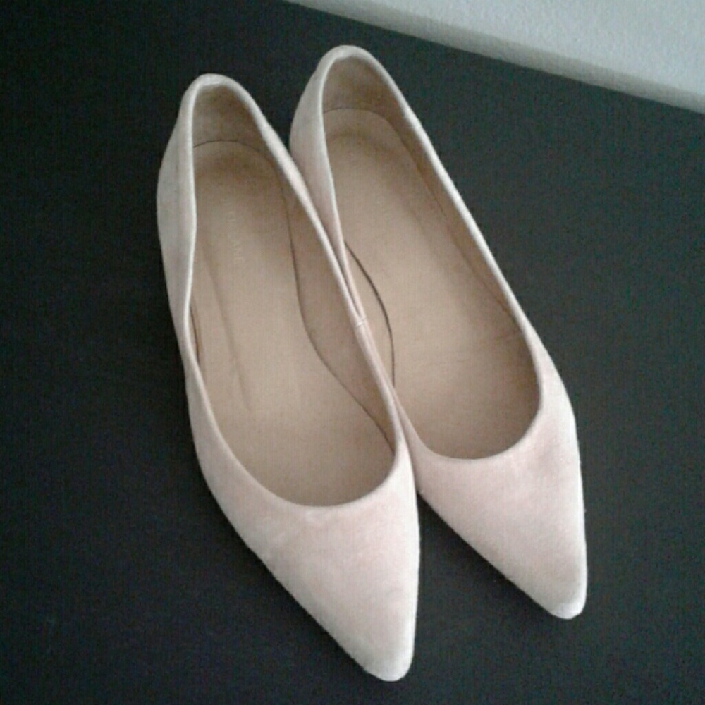Maiden Lane Suede Flats